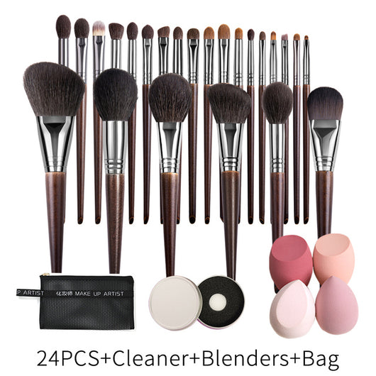 Set de Brochas de Maquillaje Natural Pelo de Cabra para Sombras - Image 33