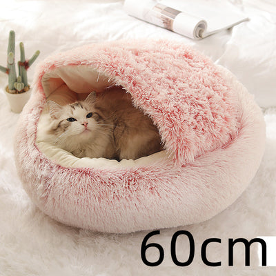 Cama 2 en 1 para Perros y Gatos - Cama Cálida de Felpa Suave Tipo Casa - Image 143