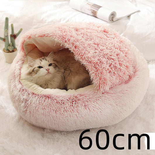 Cama 2 en 1 para Perros y Gatos - Cama Cálida de Felpa Suave Tipo Casa - Image 143