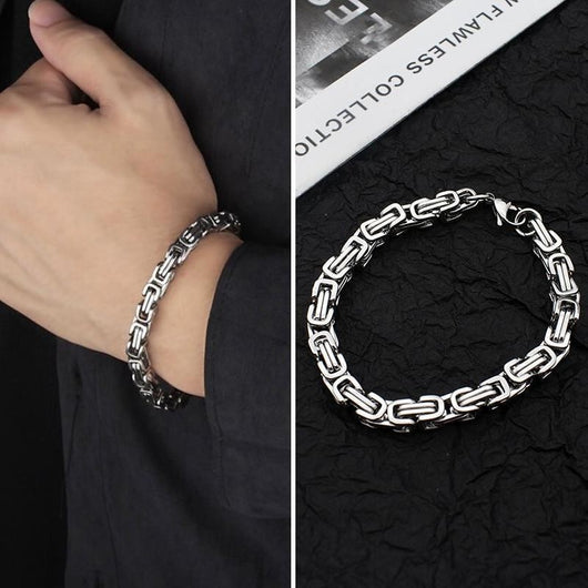 Pulsera de Cadena Dragón Imperial en Acero Inoxidable para Hombre - Resistente al Desvanecimiento - Image 11