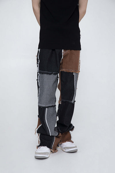 Jeans Acampanados Rotos Hip Hop para Hombre - Image 9