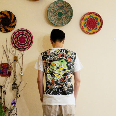 Camiseta Estampada de Manga Corta Estilo Japonés - Image 7