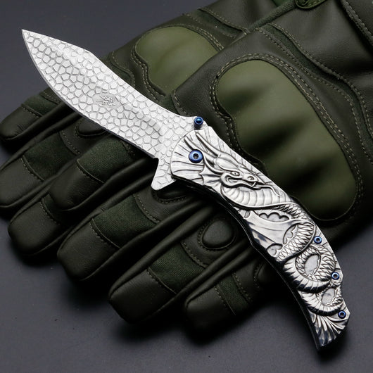 Cuchillo Portátil para Frutas con Diseño de Dragón - Image 10