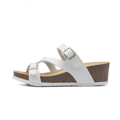 Sandalias de Corcho con Tacón Alto para Playa - Comodidad y Estilo - Image 17