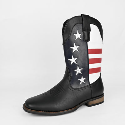 Bota Vaquera Occidental Estrella de Cinco Puntas para Hombre - Image 6