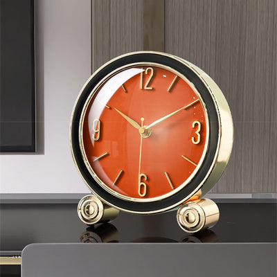 Reloj de Escritorio Elegante con Diseño Creativo de Lujo