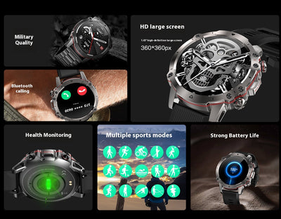 Reloj Inteligente AK56 con Llamadas Bluetooth para Actividades al Aire Libre - Image 35