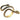 Vintage Men's Long Snake Stainless Steel Ring