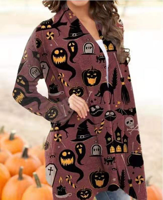 Cardigan Corto Estampado Temática Halloween - Image 22