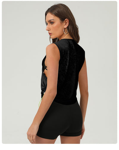 Blusa Deportiva Sin Mangas Jacquard para Mujer - Transpirable - Image 21