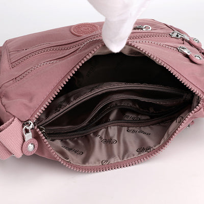 Bolsa Crossbody de Nylon de Gran Capacidad con Múltiples Compartimentos - Image 4