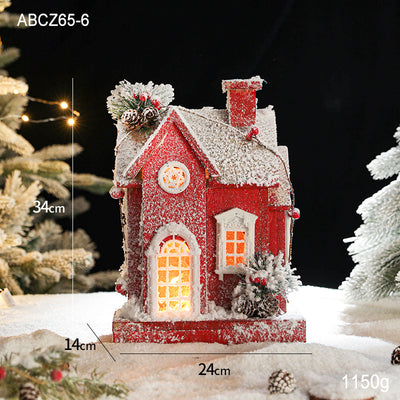 Casa de Nieve Luminosa Castelet - Regalo Creativo Navideño - Image 7