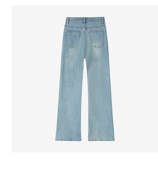 Jeans Skinny Talle Alto Stretch Talla Grande en Tonos Claros - Image 11