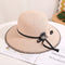 Sombreros Tejidos con Flores para Padres e Hijos - Protección Solar Playa