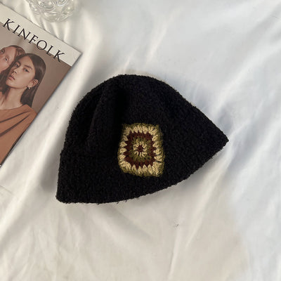 Gorro Tejido Retro para Mujer Otoño e Invierno - Image 4