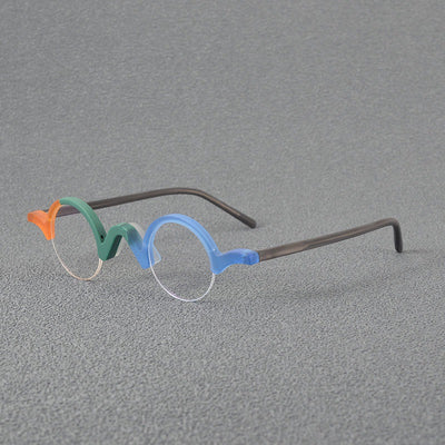 Lentes Retro Azul Claro para Mujer - Protección Digital - Image 9