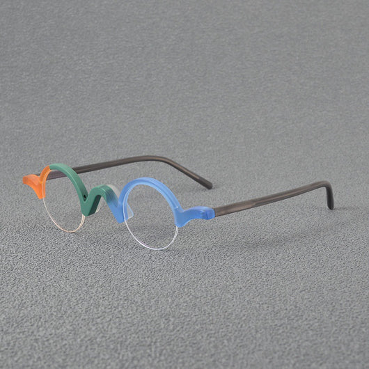 Lentes Retro Azul Claro para Mujer - Protección Digital - Image 9