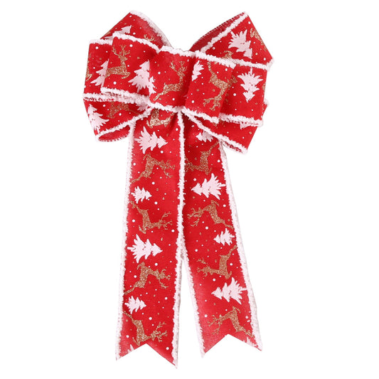 Moño Navideño para Decoración de Fiestas en Casa - Image 2