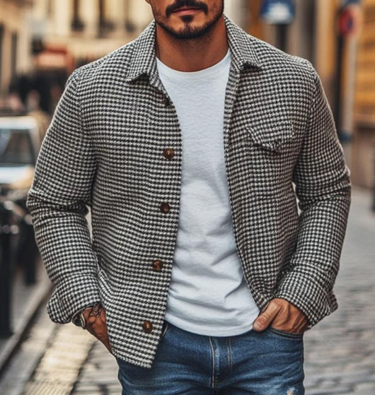 Chaqueta Suelta con Estampado Digital 3D para Hombre - Image 5