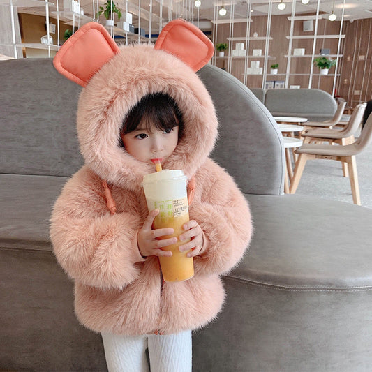 Chaqueta Acolchada con Capucha para Niñas - Abrigo Infantil Térmico
