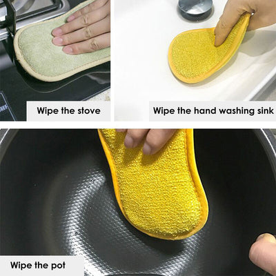Esponja Mágica Doble Cara para Limpiar Cocina con Microfibra - Image 6