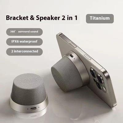 Parlante Bluetooth Magnético Portátil Resistente al Agua