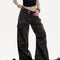 Pantalones Cargo Retro Camuflaje para Mujer - Corte Recto Oversized