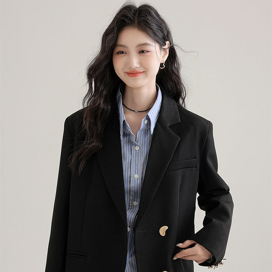 Blazer Negro Clásico para Mujer - Image 4