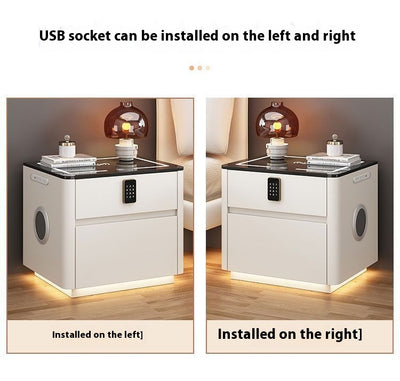 Mesita de Noche Inteligente con Caja de Seguridad y Carga Inalámbrica Integrada - Image 36