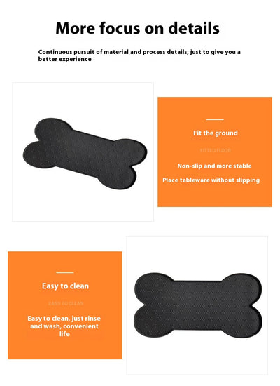 Tapete Comedero Antiderrames de Silicona para Mascotas - Image 9