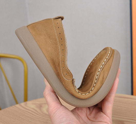 Zapatos Casuales de Cuero Suave Transpirables para Hombre - Image 9
