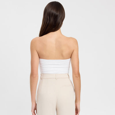 Blusa Escotada sin Espalda con Pliegues y Detalles en Ágata - Image 17