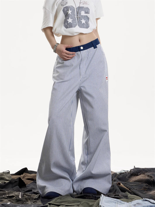 Pantalones Deportivos Casuales a Rayas para Mujer - Image 10