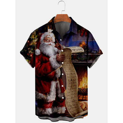 Playera Navideña 3D Estampada Talla Europea para Hombre - Image 2