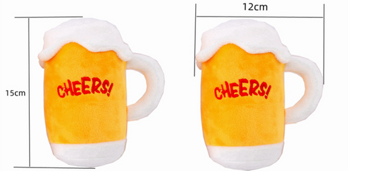 Juguete Sonoro para Perros - Botella y Taza de Cerveza - Image 6