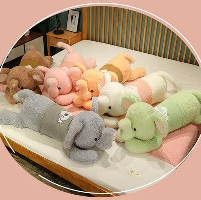 Almohada Decorativa Elefante Gigante de Peluche Suave - Image 15