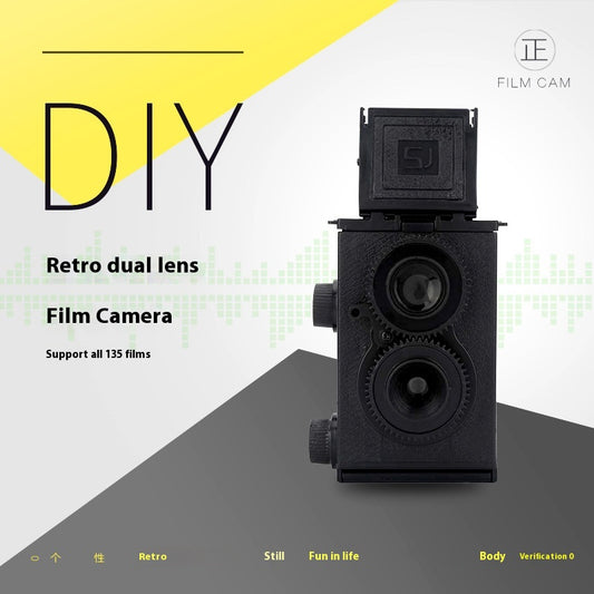 Cámara Analógica Dual Lente - Kit DIY Profesional