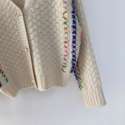 Cardigan Holgado Estilo Universitario para Mujer - Image 30