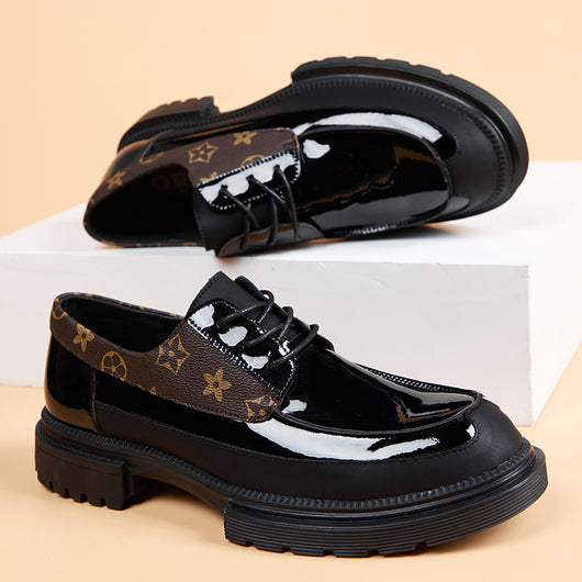 Zapatos Casuales de Cuero con Plataforma para Hombre - Image 13