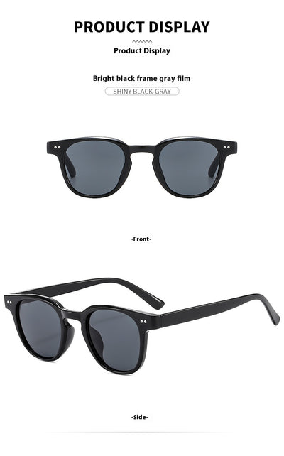 Brown square-frame sunglasses with brown lenses, suitable for sun protection and fashion wear. - Image 20