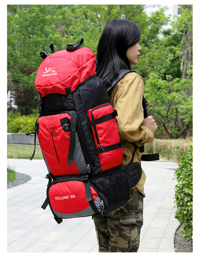 Mochila de Viaje 90L Impermeable para Senderismo y Trabajo - Image 22