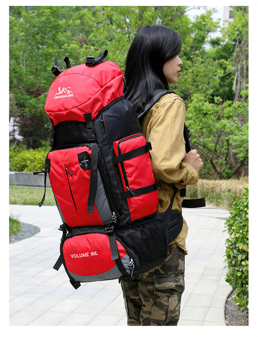 Mochila de Viaje 90L Impermeable para Senderismo y Trabajo - Image 22