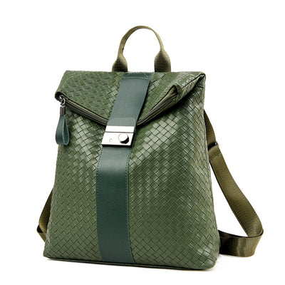 Mochila Minimalista de Cuero: Estilo Preppy Casual y Funcional - Image 11