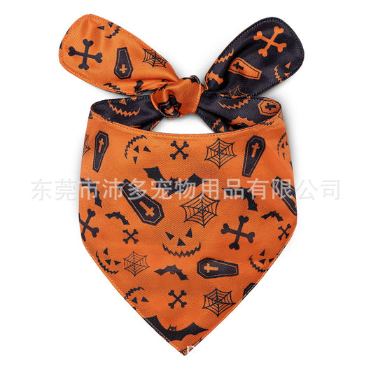 Toalla Triangular Halloween para Perros Doble Capa Absorbente - Image 17