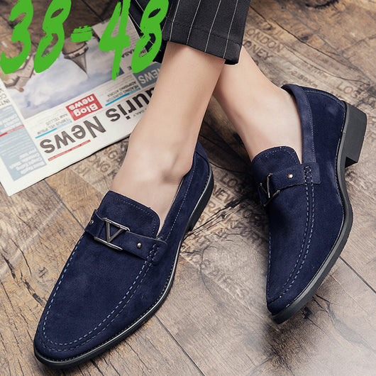 Zapatos de Cuero Lefu para Hombre - Talla Grande - Image 10