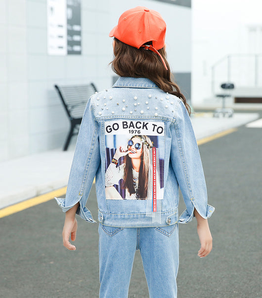Chaqueta Denim para Niñas - Estilo Clásico y Versátil - Image 5