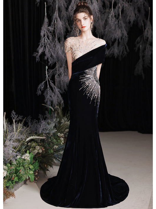 Vestido de Noche Elegante con Cola Sirena - Image 5