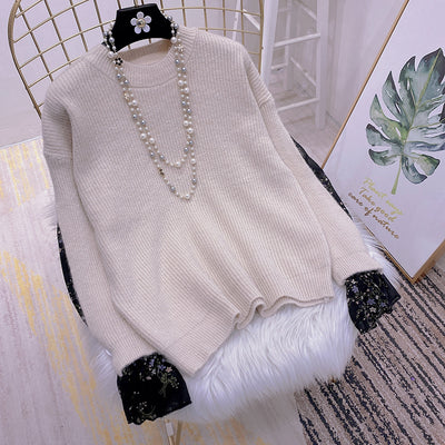 Suéter Pullover Tejido con Cuello Redondo y Mangas Largas - Image 12