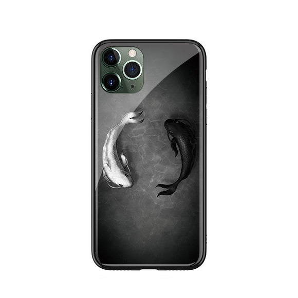 Funda de Cuero Pintado para Teléfono