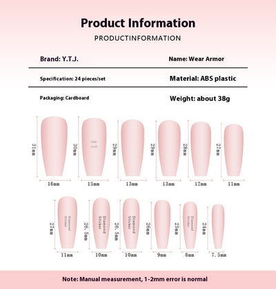 Uñas Postizas Adhesivas con Diseño Lazo Chino - Image 8